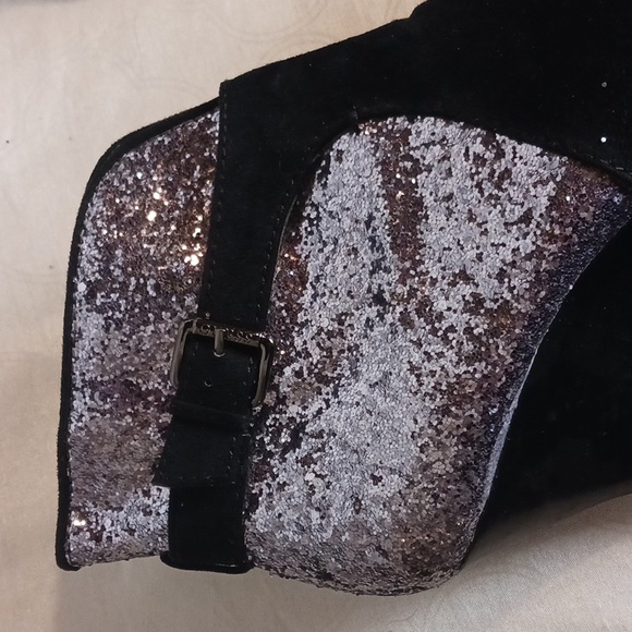Guess Glam Rock Glitter Ankle Boots - Picture 8 of 8